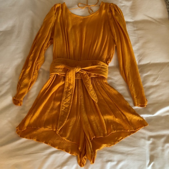 BRAND NEW Free People Tangerine Romper - Picture 1 of 5